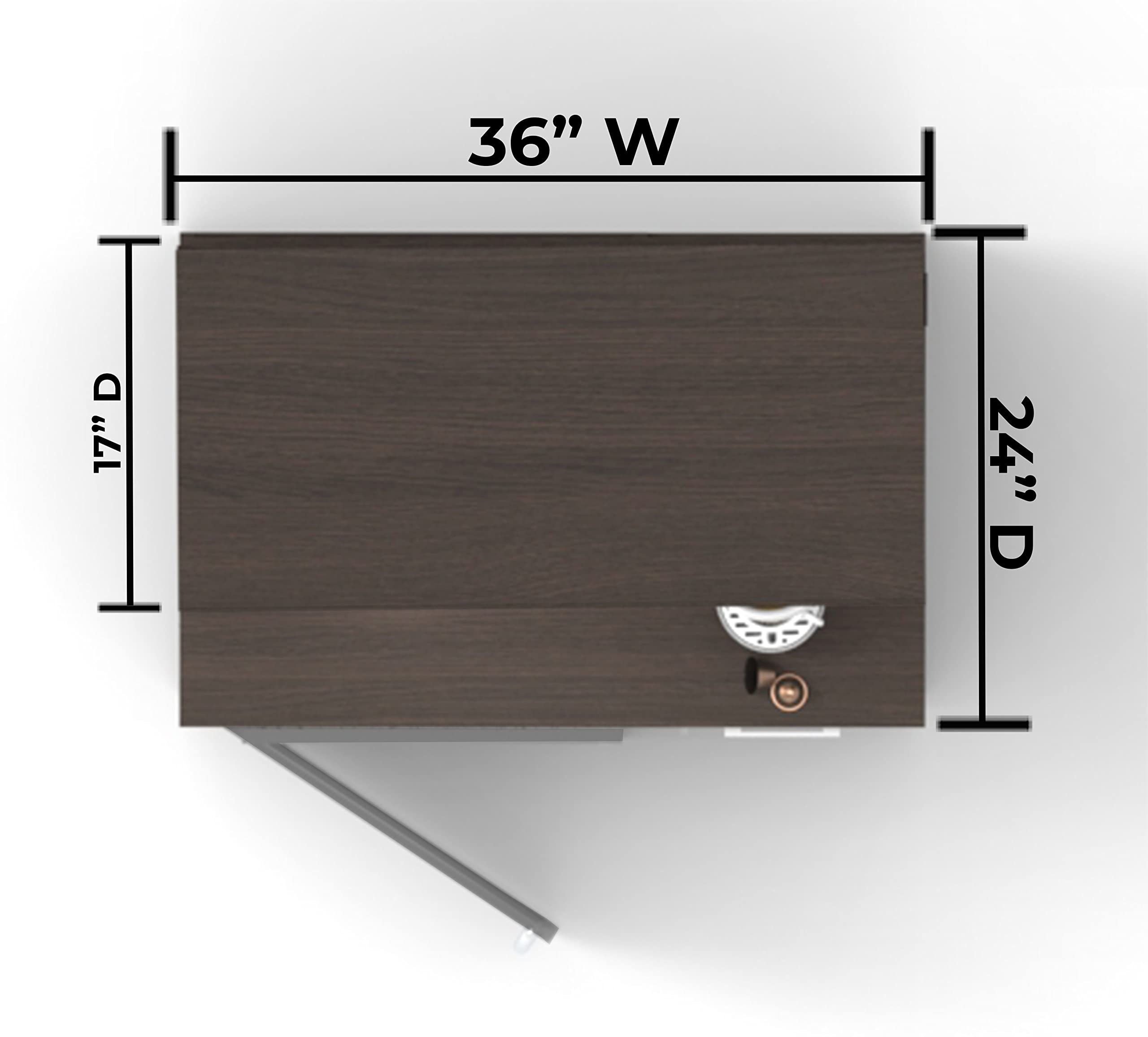 BREAKtime Coffee Break Lunch Room Furniture Buffet Color Espresso - Factory Assembled (NOT RTA) Furniture Items ONLY. Model 4228 2 piece group