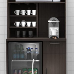 BREAKtime Coffee Break Lunch Room Furniture Buffet Color Espresso - Factory Assembled (NOT RTA) Furniture Items ONLY. Model 4228 2 piece group