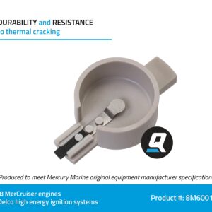 Quicksilver 8M6001253 Rotor for MerCruiser V-8 Engines Made by General Motors with Delco High Energy Ignition (HEI) Systems