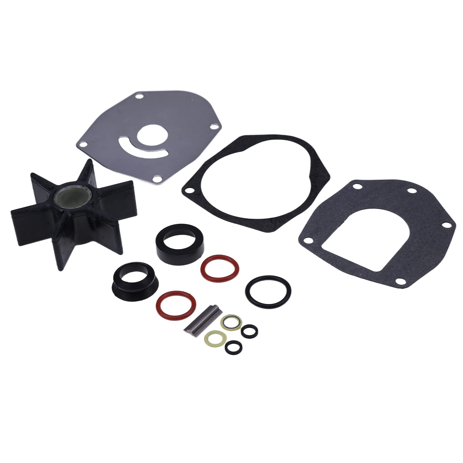 Holdia 8M0100526 47-43026Q06 Water Pump Repair Impeller Kit Compatible with MerCruiser Alpha One Gen 2 sterndrive & Mercury Mariner Outboards 40-250 HP