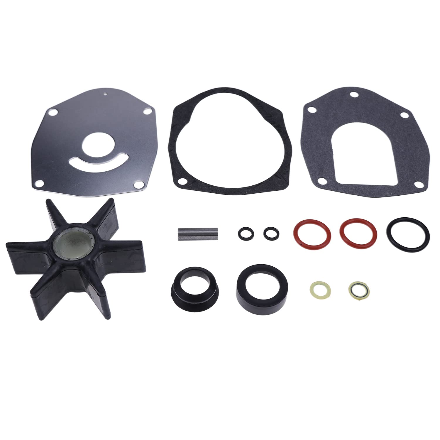 Holdia 8M0100526 47-43026Q06 Water Pump Repair Impeller Kit Compatible with MerCruiser Alpha One Gen 2 sterndrive & Mercury Mariner Outboards 40-250 HP