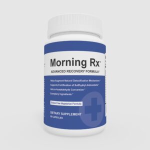 morning rx - post party pills for better mornings 60 caps, dehydration supplement - vitamins, electrolytes, magnesium, potassium, zinc - no gluten, caffeine or hocus pocus - why suffer after drinking?