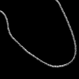 SilverAmber Jewellery UK - 925 Sterling Silver Delicate Italian Coreana 1.2 mm Chain Necklace - 28" - GCH00728