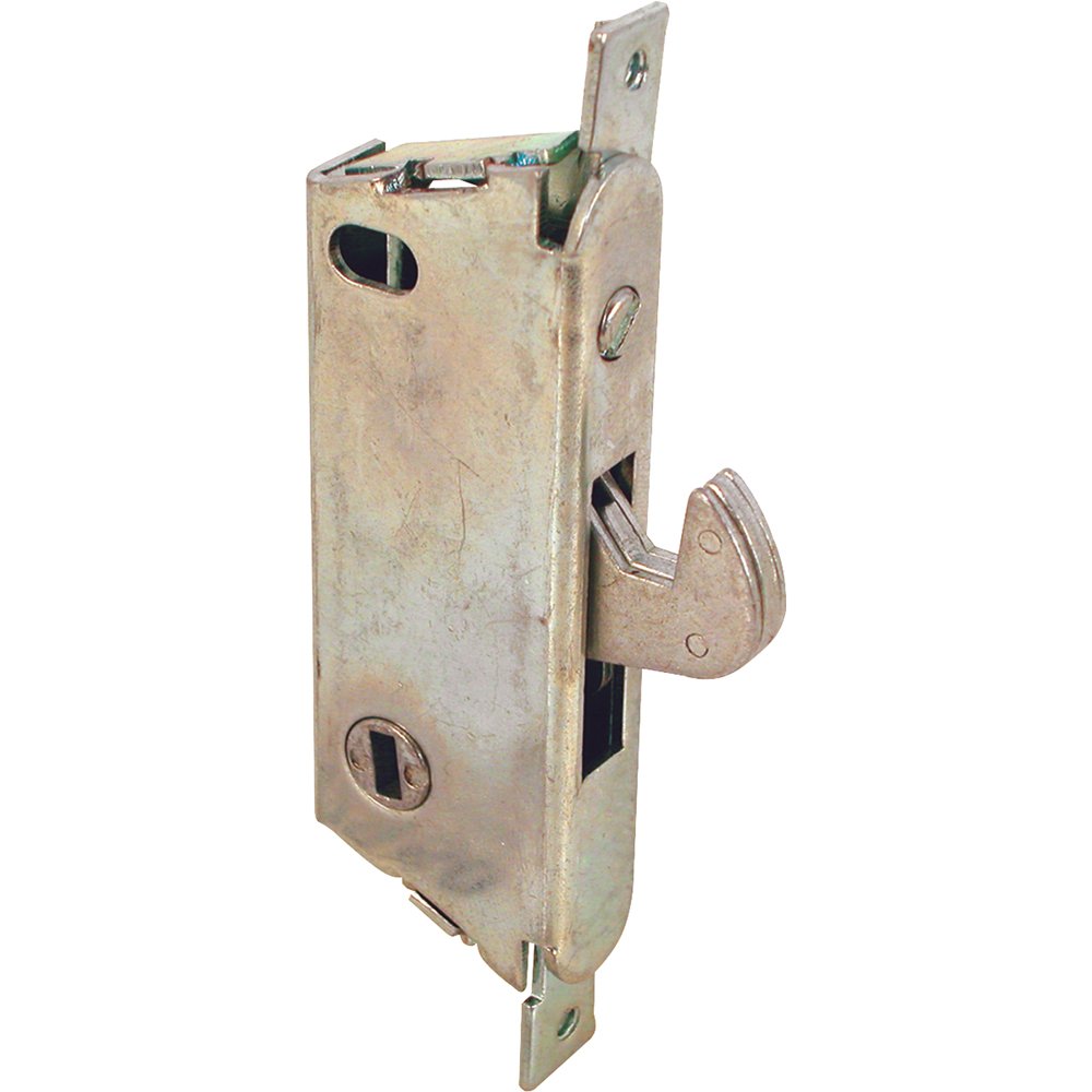 Prime-Line E 2009 3-11/16 In., Mortise Lock with Vertical Keyway, Round Faceplate (Single Pack)