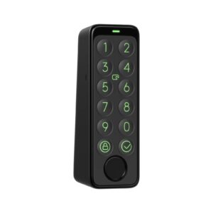 switchbot smart keypad touch for switchbot lock, fingerprint keyless home entry, ip65 waterproof, supports virtual passwords for home security