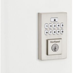 Kwikset 9260CNT-26S Contemporary SmartCode Keypad Electronic Deadbolt SmartKey Bright Chrome Finish