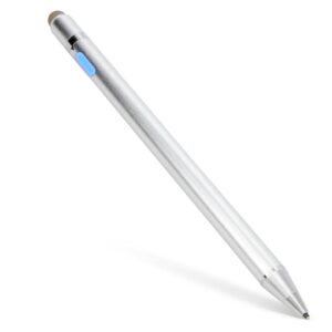 BoxWave Stylus Pen Compatible with Lockly Secure Plus - AccuPoint Active Stylus, Electronic Stylus with Ultra Fine Tip for Lockly Secure Plus - Metallic Silver