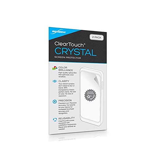 BoxWave Screen Protector Compatible with Lockly Guard Deadbolt (728Z) - ClearTouch Crystal (2-Pack), HD Film Skin - Shields from Scratches