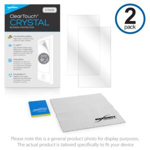 BoxWave Screen Protector Compatible with Lockly Guard Duo Compact (678) - ClearTouch Crystal (2-Pack), HD Film Skin - Shields from Scratches