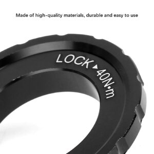 VGEBY Mountain Bike Center Lock Wheelset Hub Disc Lock Cover 12/15/20MM Barrel Shaft Centerlock Disc Rotor Lockring