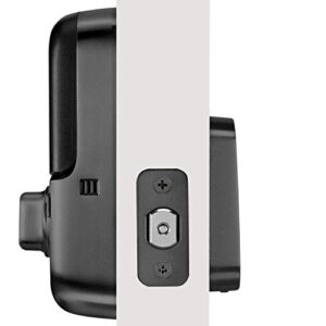 Yale Assure Deadbolt Lock, Black Suede Keyless Non-Connected Entry Door Lock with Digital Keypad Touchscreen for Code Entry, ‎YRD256-NR-BSP