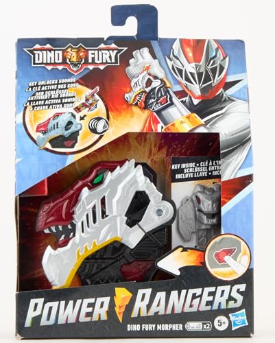 Power Rangers Playskool Dino Fury Morpher Electronic Toy with Lights and Sounds includes Dino Fury Key Inspired TV Show Ages 5 and Up