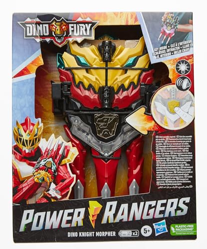 Power Rangers Dino Knight Morpher Toy with Lights, Sounds and Red Ranger Key - 5+ Years