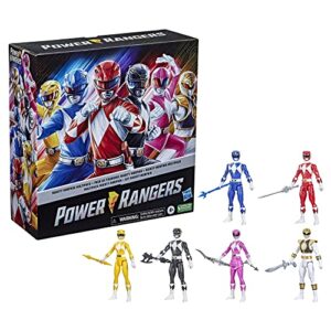 Power Rangers Mighty Morphin Multipack 12-inch Action Figure 6-Pack, Toys with Accessories for Kids 4 and Up (Amazon Exclusive)