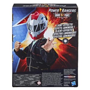 Power Rangers Dino Fury Red Ranger Electronic Mask Roleplay Toy for Costume and Dress Up Inspired by The TV Show Ages 5 and Up