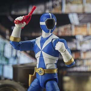 Power Rangers Lightning Collection Lightspeed Rescue Blue Ranger 6-Inch Premium Collectible Action Figure Toy with Accessories, Kids Ages 4 and Up