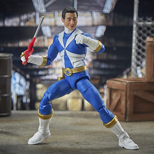 Power Rangers Lightning Collection Lightspeed Rescue Blue Ranger 6-Inch Premium Collectible Action Figure Toy with Accessories, Kids Ages 4 and Up