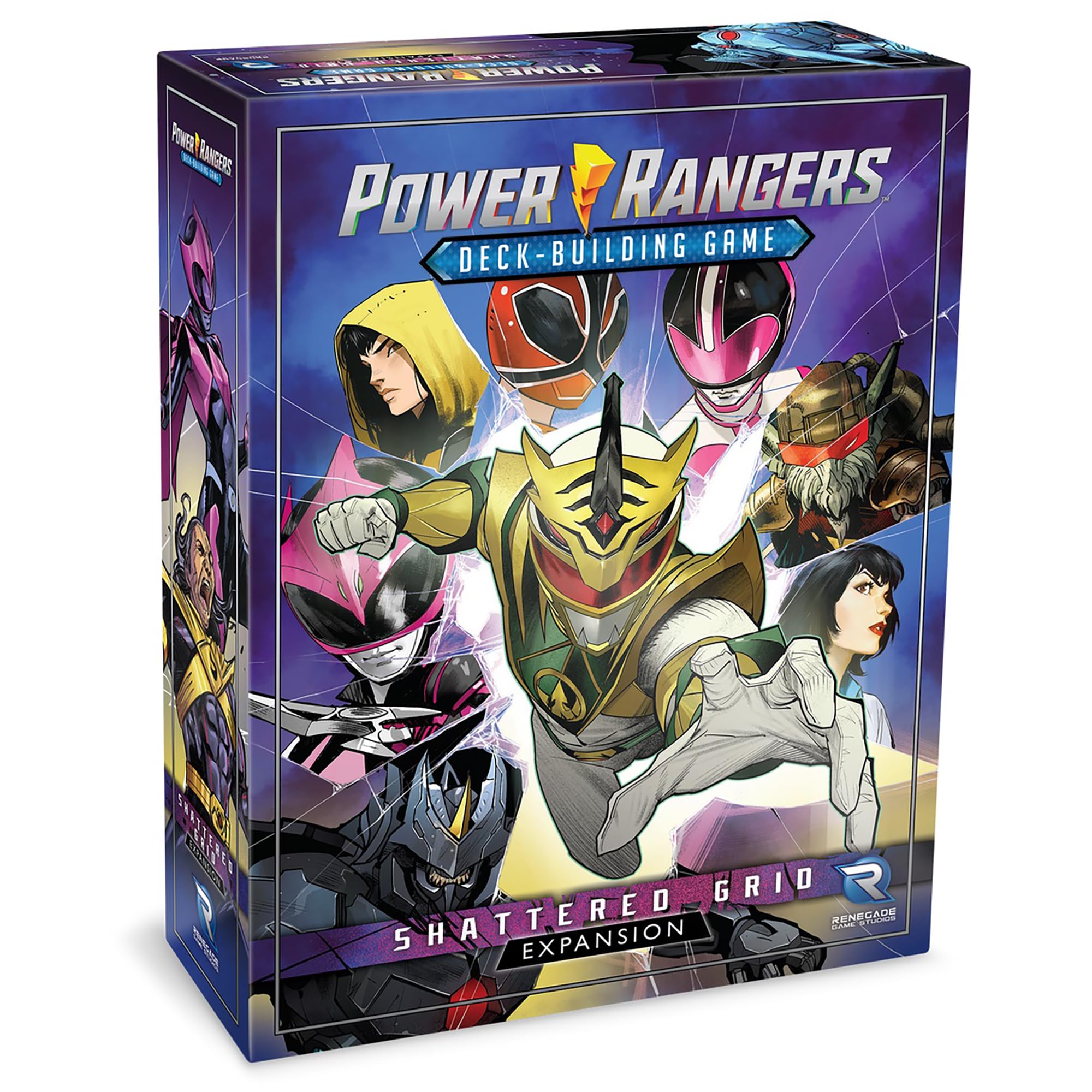 Power Rangers Deck-Building Game: Shattered Grid Expansion - New Content, Time Travel, Alternate Universes & More! Ages 14+, 2-4 Players, 30-70 Min