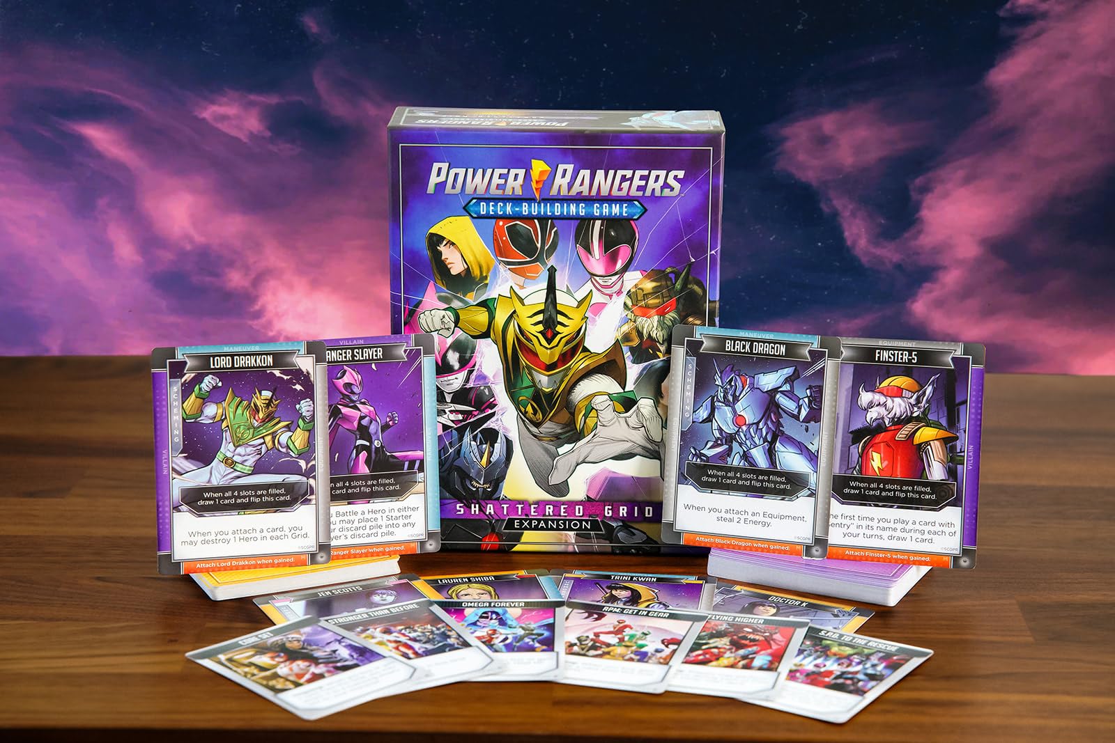 Power Rangers Deck-Building Game: Shattered Grid Expansion - New Content, Time Travel, Alternate Universes & More! Ages 14+, 2-4 Players, 30-70 Min