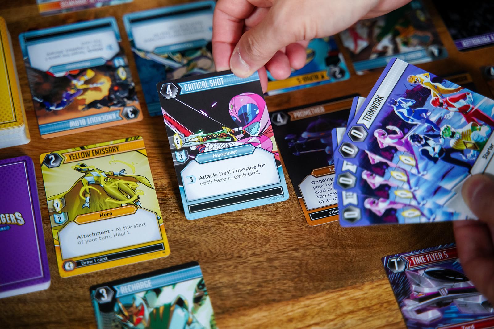 Power Rangers Deck-Building Game: Shattered Grid Expansion - New Content, Time Travel, Alternate Universes & More! Ages 14+, 2-4 Players, 30-70 Min