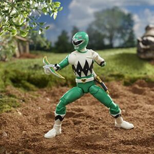 Power Rangers Lightning Collection Lost Galaxy Green Ranger 6-Inch Premium Collectible Action Figure Toy with Accessories Kids Ages 4 and Up