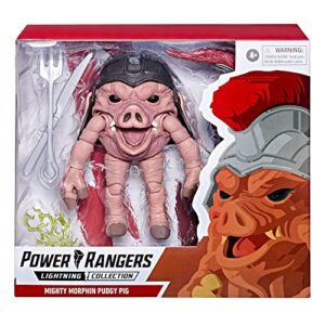 Power Rangers Lightning Collection Mighty Morphin Pudgy Pig 6-Inch Premium Collectible Action Figure with Classic Show Inspired Accessories