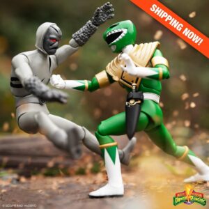 Super7 ULTIMATES! Mighty Morphin Power Rangers Green Ranger - 7" Power Rangers Action Figure with Accessories Classic TV Show Collectibles and Retro Toys