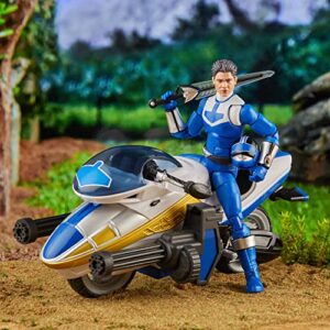 Power Rangers Lightning Collection Time Force Blue Ranger and Vector Cycle Action Figures with Accessories, Ages 4 and Up, Collectible Toys