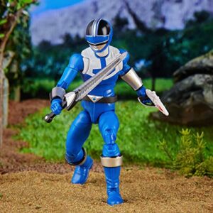 Power Rangers Lightning Collection Time Force Blue Ranger and Vector Cycle Action Figures with Accessories, Ages 4 and Up, Collectible Toys