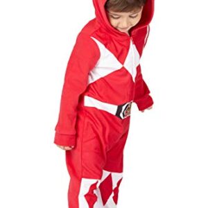 Power Ranger Boys Red Critter Pajama, 2T