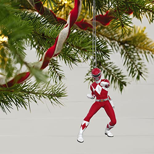 Hallmark Keepsake Christmas Ornament 2023, Hasbro Power Rangers Red Ranger, Gifts for Kids