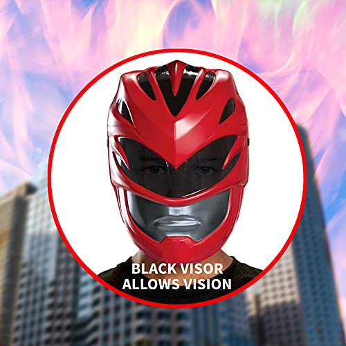 Disguise Red Power Ranger Movie Mask, One Size