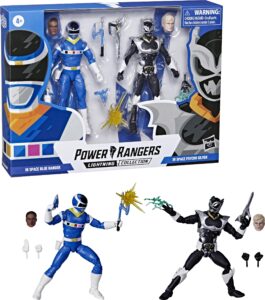 power rangers lightning collection in space blue ranger vs. silver psycho ranger 2-pack 6-inch premium collectible action figure toys