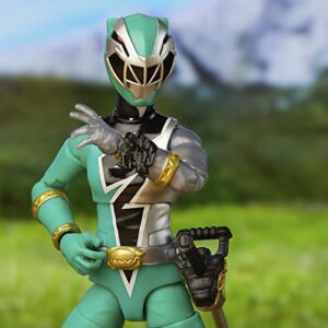 Power Rangers Lightning Collection Dino Fury Green Ranger 6-inch Scale Action Figure, Toys and Action Figures for Kids Ages 4 and Up