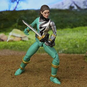 Power Rangers Lightning Collection Dino Fury Green Ranger 6-inch Scale Action Figure, Toys and Action Figures for Kids Ages 4 and Up