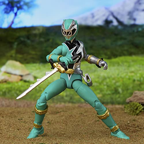 Power Rangers Lightning Collection Dino Fury Green Ranger 6-inch Scale Action Figure, Toys and Action Figures for Kids Ages 4 and Up