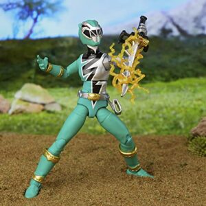 Power Rangers Lightning Collection Dino Fury Green Ranger 6-inch Scale Action Figure, Toys and Action Figures for Kids Ages 4 and Up