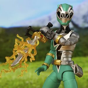 Power Rangers Lightning Collection Dino Fury Green Ranger 6-inch Scale Action Figure, Toys and Action Figures for Kids Ages 4 and Up