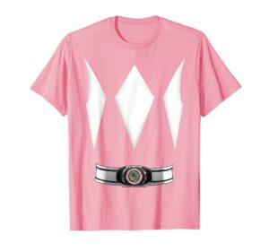 power rangers halloween pink ranger costume t-shirt