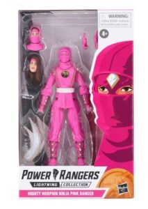 power rangers mighty morphin lightning collection ninja rangers collection red pink yellow (ninja pink ranger)