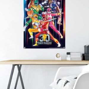 Power Rangers - 30th Group Wall Poster with Push Pins