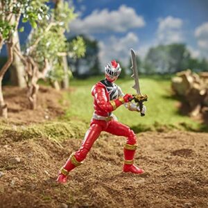 Power Rangers Lightning Collection Dino Fury Red Ranger 6-Inch Premium Collectible Action Figure Toy