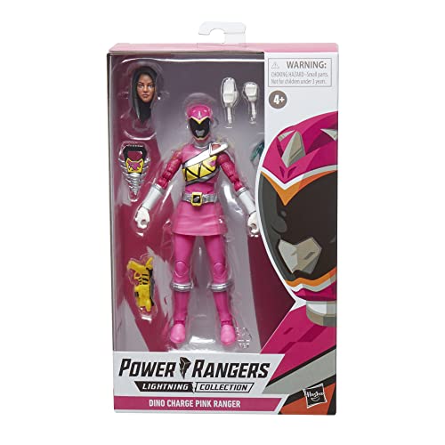 Power Rangers Lightning Collection Dino Charge Pink Ranger 6-Inch Premium Collectible Action Figure Toy