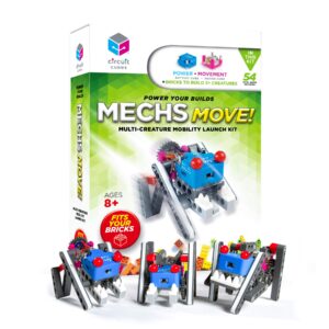 Circuit Cubes Mechs Move! Multi-Creature Mobility Launch Kit - Engineering STEM Kit for Children and Adults