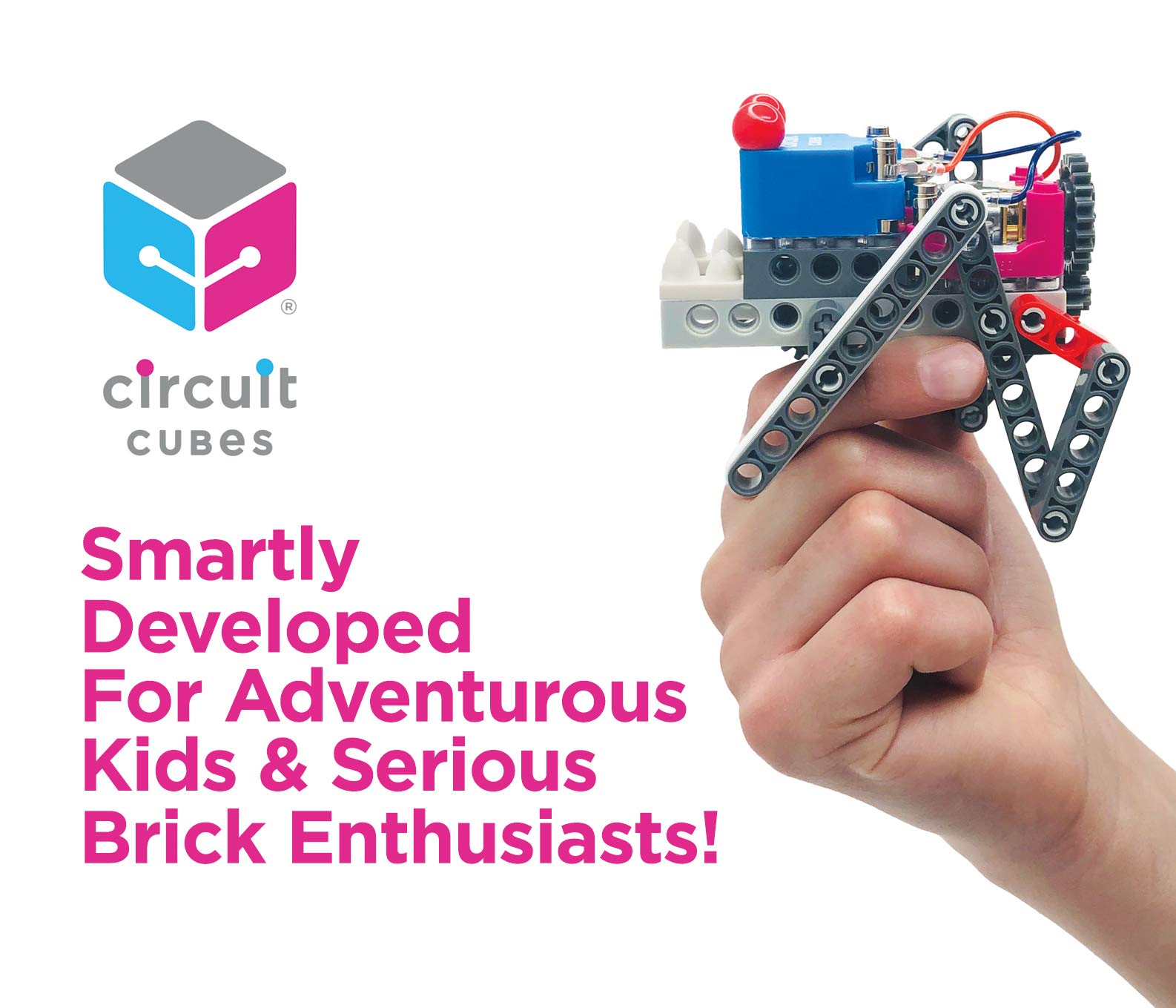 Circuit Cubes Mechs Move! Multi-Creature Mobility Launch Kit - Engineering STEM Kit for Children and Adults