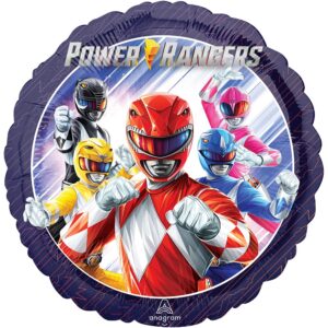 Power Rangers Party Supplies 6th Birthday Unleash the Power Balloon Bouquet Decorations Red Number 6