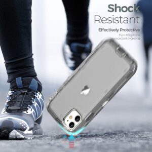 ORIbox Case Compatible with iPhone 11 , Heavy Duty Shockproof Anti-Fall Clear