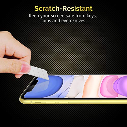 UNBREAKcable Screen Protector for iPhone 11/ iPhone XR 2 Pack, [Easy Installation Frame] [Anti-Scratch] [Anti-Fingerprint] [Bubble Free] Double Defense Premium Tempered Glass for iPhone 11/ XR 6.1"