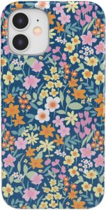 casely iphone 11 case | full bloom | navy floral case