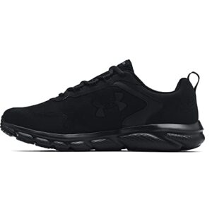 under armour men's charged assert 9, black (002)/black, 11 x-wide us